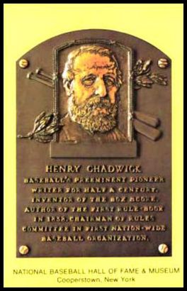 210 Henry Chadwick - Baseball Pioneer